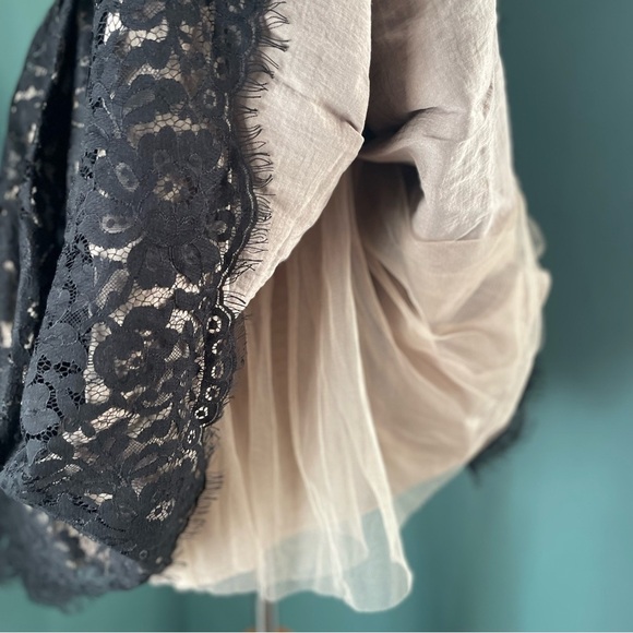 Robert Rodriguez Strapless Party Black Lace Cocktail Dress Size 4 Brand - Picture 7 of 11